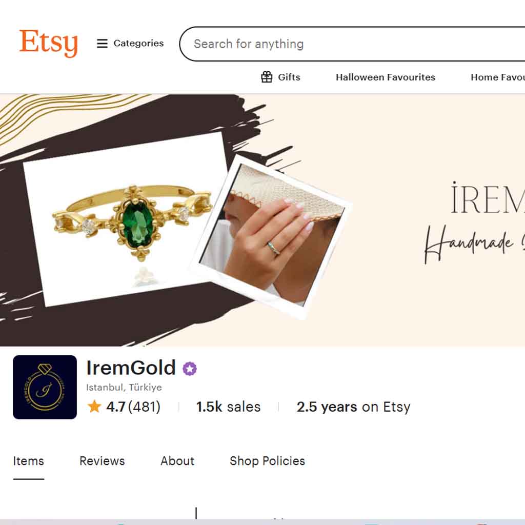 IremGold — Etsy Store Optimization for Moissanite Jewelry Growth