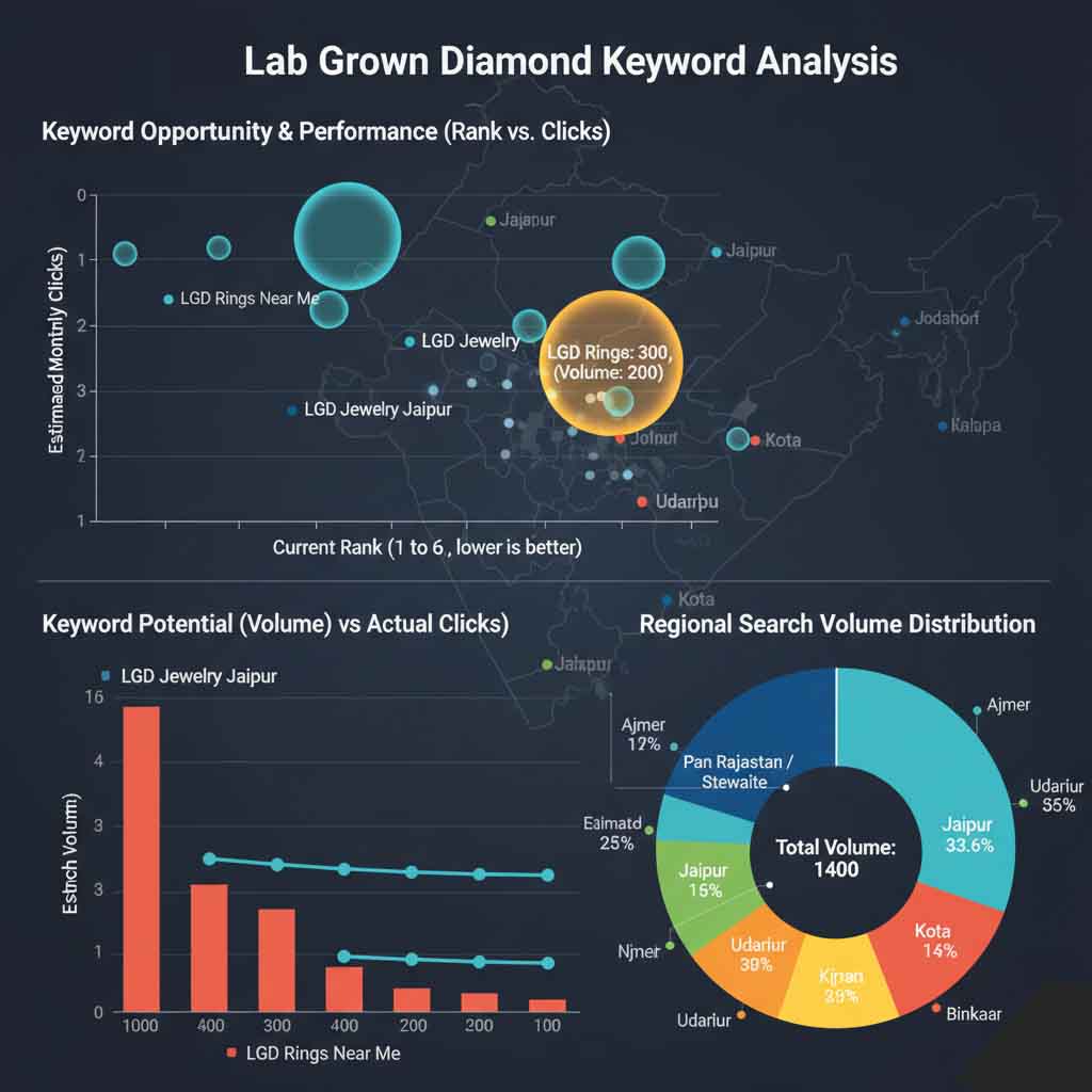 TheIceLane.com โ SEO Growth for Lab-Grown Diamond Jewelry in Rajasthan